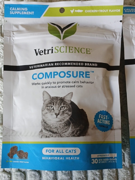 VetriScience Other - VetriScience Composure Cat Calming for Stressed Cats 2 pk